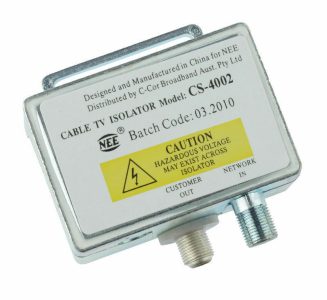 CS-4002 Cable TV Isolator | Sciteq - Perth WA